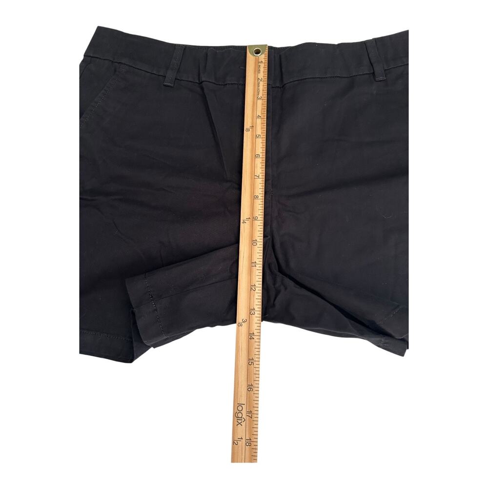 Ann Taylor Loft Shorts Size 14 Black 6" Short Inseam Casual Everyday Chinos - Picture 8 of 12